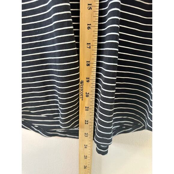 Lululemon Womens Short Sleeve Love Crew T-Shirt Parallel Stripe Black White 8 - Picture 6 of 6